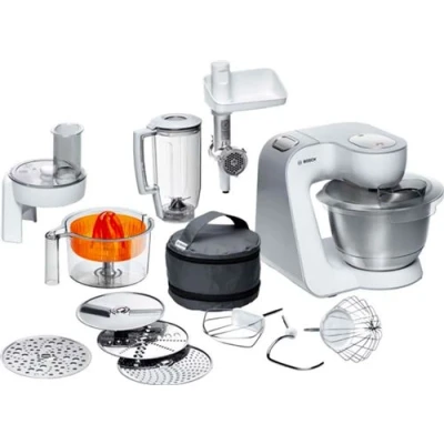 Afbeelding van Bosch MUM58259 keukenmachine 1000 W 3,9 l Roestvrijstaal, Wit
