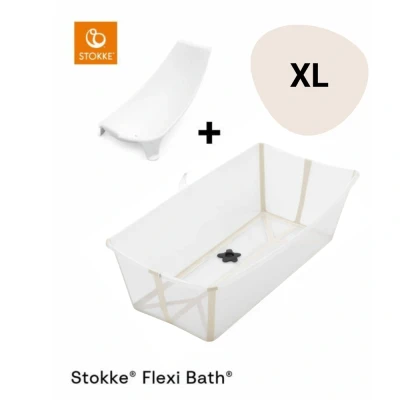 Afbeelding van Stokke Bad Opvouwbaar Flexi Bath XL Bundle Sandy Beige