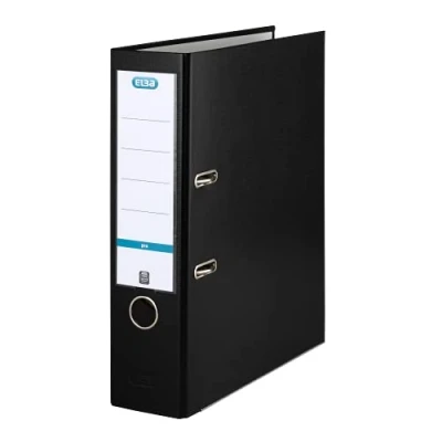 Afbeelding van Elba Ordner rado basic DIN A4 Rugbreedte: 80 mm Zwart 2 beugels 10456SW