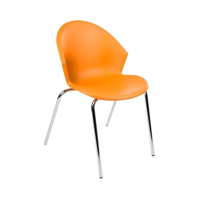Afbeelding van Kantinestoel Smile Oranje
