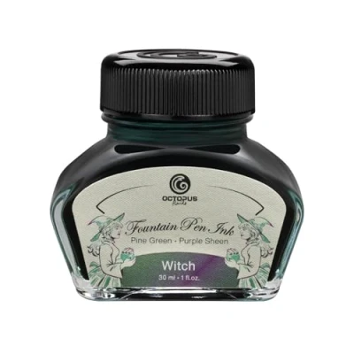 Afbeelding van Octopus Fluids Witch Sheen Ink Vulpen, glas, 30 ml, groen