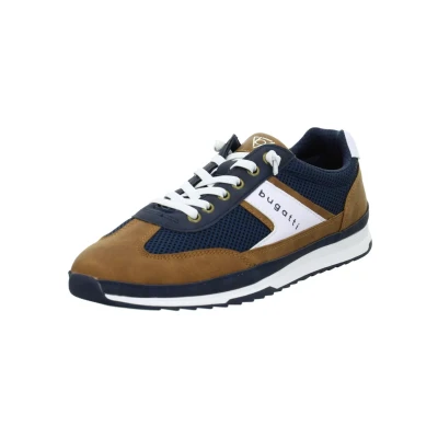 Afbeelding van bugatti Riptide Sneakers laag blaukombi, Heren, Maat: 40, Blau kombi Textiel/ synthetisch