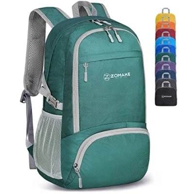 Afbeelding van Ultra Lichtgewicht Opvouwbare Rugzak 30L,Kleine Waterdichte Wandelrugzak,Pakbare voor Dames En Heren,Outdoor Wandelen Camping Reizen