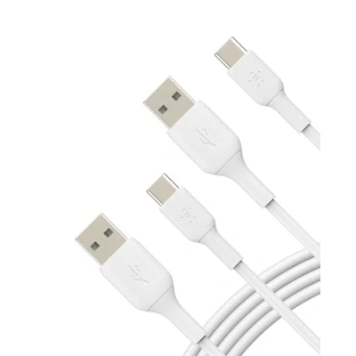 Image de Belkin BOOST CHARGE Câble USB 24 pin C (M) pour 2.0 1 m blanc (pack de 2)