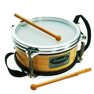 Image de REIG 733 Tambour clair Sounder avec baguettes et sangle, enfants de 18 ans plus, 19 x 8 cm