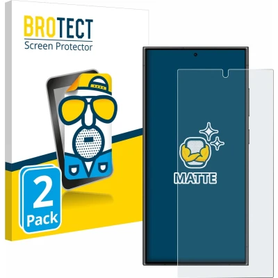 Afbeelding van BROTECT Screenprotector voor Samsung Galaxy S24 Ultra Folie Beschermfolie matte (2 Stuks)