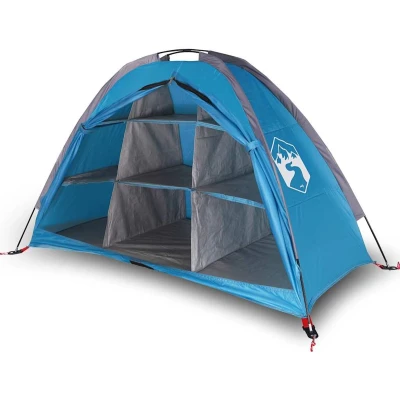 Afbeelding van vidaXL Opbergtent 9 vakken waterdicht blauw