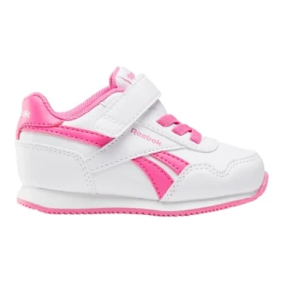 Afbeelding van Reebok Royal Jog 3.0 Elastic &amp; Top Strap Sneakers voor meisjes, Ftwrwhite Truepink, 26 EU
