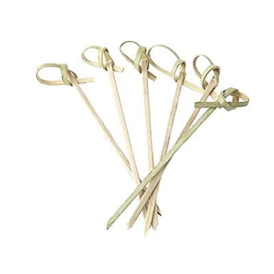 Afbeelding van Biologisch afbreekbare bamboe knoopprikkers 12cm (100 stuks)