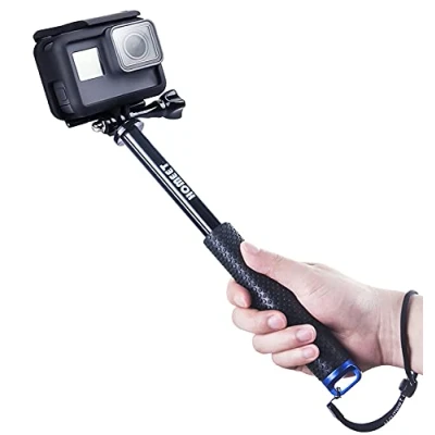 Afbeelding van Homeet Selfiestick 49cm voor actiecamera Telescopische waterdichte paal sportcamera&#039;s