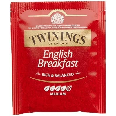 Image de Twinings English Breakfast 400 sachets de 4 boîtes 100 thé