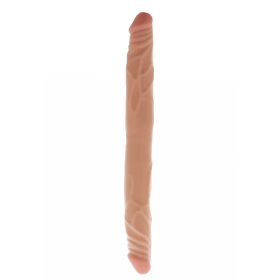 Afbeelding van Dubbele Dildo met Realistische Look Huidskleur