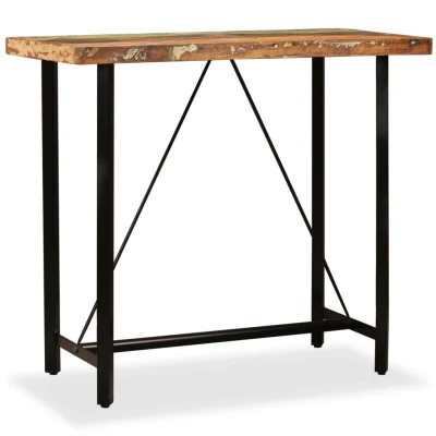 Afbeelding van Bartafel 120x60x107 cm massief gerecycled hout