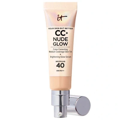 Afbeelding van IT Cosmetics Your Skin But Better CC+ Nude Glow SPF40 Foundation Met Serum Light 32ml