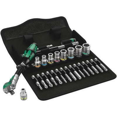 Afbeelding van 8100 Sa 6 Zyklop Speed Ratelset, 1/4&quot; Aandrijving, Metrisch, 26 Delig
