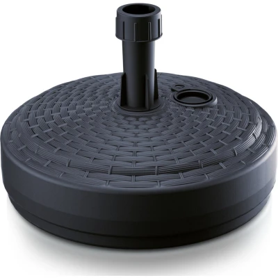 Afbeelding van Parasolvoet Antraciet Polyrattan Optiek Ø39cm