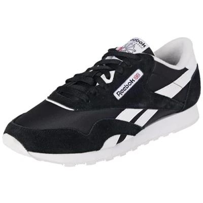 Afbeelding van Reebok Classic Leather MIX Sneakers laag, Dames, Maat: 35, Core black/ftwr white/ftwr white Leer en textiel