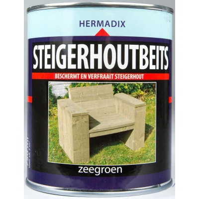 Afbeelding van Hermadix Steigerhoutbeits Zeegroen 0,75 liter