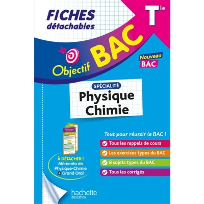 Image de Objectif BAC Fiches Spécialité Physique Chimie Tle