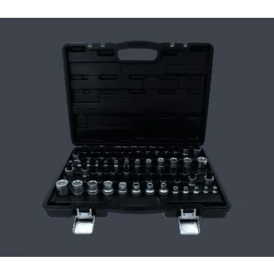 Afbeelding van KS TOOLS 911.0077 Doppenset Torx Chroom vanadium staal Zonder ratelfunctie Vierkant