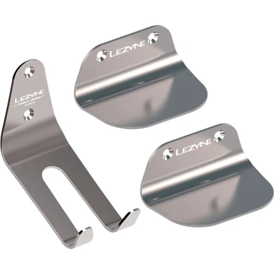 Afbeelding van Lezyne Stainless Pedal Hook Fiets ophangsysteem ophangbeugel 3 delig steel