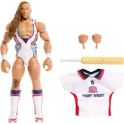 Afbeelding van Mattel WWE Elite actiefiguur en accessoires, 15,2 cm verzamelobject met 25 gewrichtspunten, realistische look verwisselbare handen