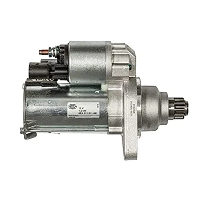 Afbeelding van HELLA 8EA 011 611 581 Startmotor 12 1,2 11 VOLKSWAGEN: Caddy 3, Polo V Hatchback, Golf 7, SEAT: Leon II Ibiza 4, 4 Sportcoupe