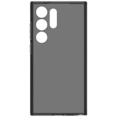 Afbeelding van Spigen Liquid Crystal TPU Back Cover Zwart Transparant Samsung Galaxy S24 Ultra