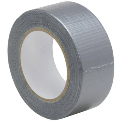 Afbeelding van SWG 9857012575 Textieltape Zilver (l x b) 25 m 50 mm 1 stuk(s)