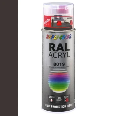 Afbeelding van Dupli Color Ral Acryl 8019 Grijsbruin Hoogglans 400 ml