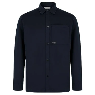 Afbeelding van Tokyo Laundry Commander Brushback Overhemd voor heren, Sky Captain Navy, XL