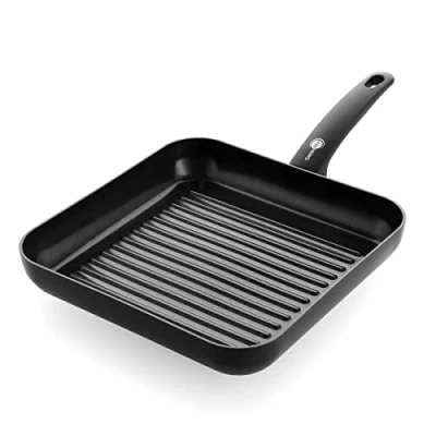 Image de Greenpan Cambridge Poele Gril 28Cm Carré Noir Infinity