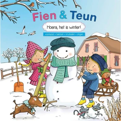 Afbeelding van Uitgeverij witte leeuw fien &amp; teun hoera, het is winter!