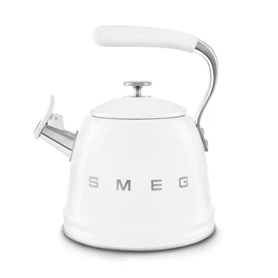 Image de Bouilloires à sifflet 2.3l blanc Smeg WKF01WH