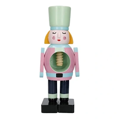 Afbeelding van Notenkraker, Hout, Soldaat, Vrouw, Handgeschilderd KitchenCraft The Nutcracker Collection