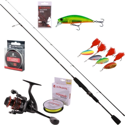 Afbeelding van Ultimate Trout Lure Hengelset 2.40m (2 8g) Vissets