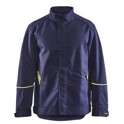 Image de Veste de soudeur marine/jaune fluorescent