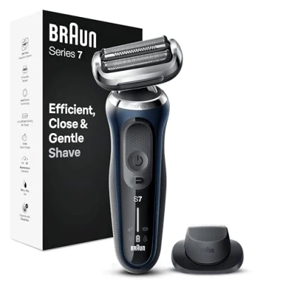 Afbeelding van Braun Series 7 71 B1200s Elektrisch Scheerapparaat Met Precisietrimmer Blauw