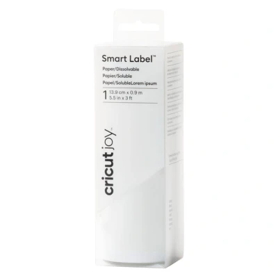 Afbeelding van Cricut Joy Smart Labels Oplosbaar 14x91cm Wit (1 vel)