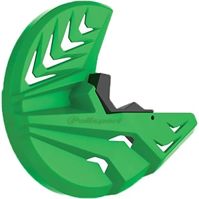 Afbeelding van Polisport Voorremschijfbeschermer Kawasaki KX250 KX450 2019 KX450F 2015 2018 Groen