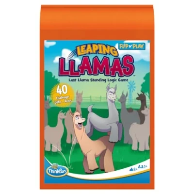Afbeelding van Flip n Play Leaping Llamas: Logikspel Welke Lama staat als Letztes?