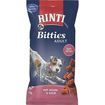 Afbeelding van RINTI Bitties Adult 75 g Kip &amp; Kalf