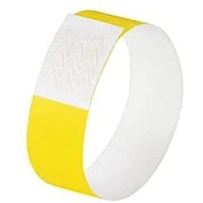 Afbeelding van Sigel Si Eb213 Evenementenbandjes Super Soft, 255X25Mm 120 Stuks Neon Geel