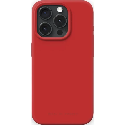 Afbeelding van iDeal of Sweden Silicone Case MagSafe iPhone 15 Pro Red