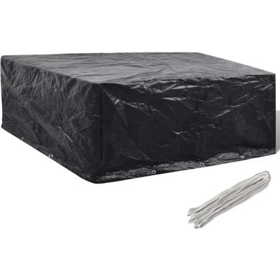 Afbeelding van Tuinmeubelhoes met 10 oogjes 260x260x90 cm