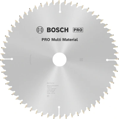 Afbeelding van Bosch Accessories Multi Material 2608640449 Hardmetaal cirkelzaagblad 254 x 30 3.2 mm Aantal tanden: 60 1 stuk(s)
