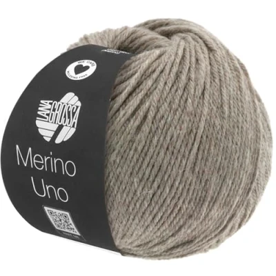 Afbeelding van LANA GROSSA Merino Uno Klassieke wol met Superwash uitrusting, handbreigaren, 100% scheerwol (merino), 50 gram voor breien en haken, 125 m