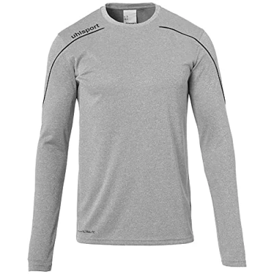 Afbeelding van Uhlsport Stream 22 Voetbalshirt Lange Mouw Kinderen Donkergrijs Gemeleerd / Zwart Maat: 152