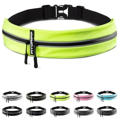 Afbeelding van Fitgriff® Hardloopriem voor mobiele telefoon, hardlooptas, heuptas, sportriem, loopriem joggen, hardlopen, sport, fitness, geschikt iedereen