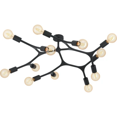 Afbeelding van EGLO Bocadella 1 Plafondlamp E27 Ø 92 cm Zwart